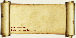 Zamfir Aksentijević vizit kartica